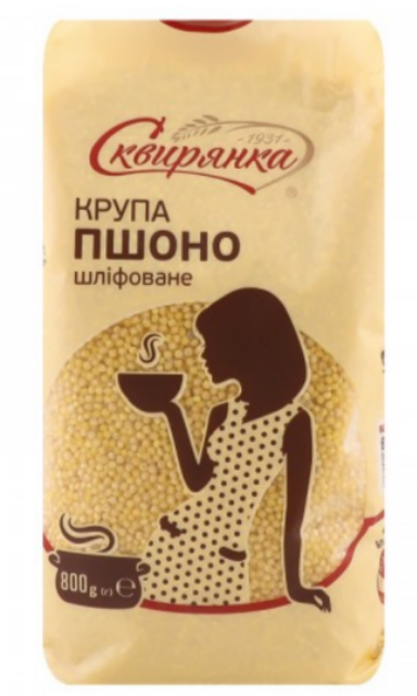 Крупа Пшоно Сквирянка шліфоване 800 г